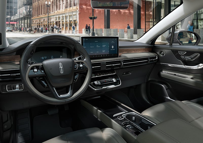 The interior dashboard of 2024 Lincoln Corsair® SUV is shown here. | Koons Lincoln of Bethesda in Silver Spring MD
