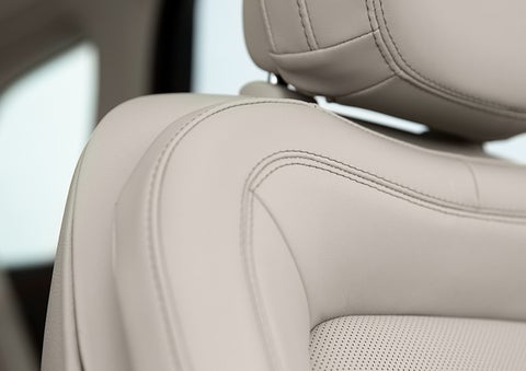 Fine craftsmanship is shown through a detailed image of front-seat stitching. | Koons Lincoln of Bethesda in Silver Spring MD